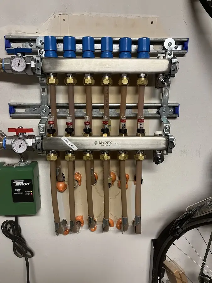 Plumber performing Gas Line Installation at a residential property in El Segundo